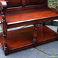 A TITCHMARSH AND GOODWIN SOLID OAK TAVERN SEAT / SETTLE / PEW / HALL ARMCHAIR / BENCH.