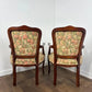 Pair of Reproduction Upholstered Armchairs