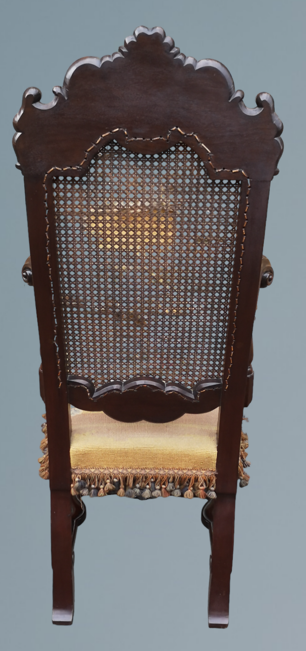 An 18th Century Style Walnut Portuguese Armchair