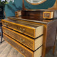 Edwardian mahogany inlaid dressing table featuring