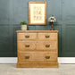 Edwardian Pine Chest of Drawers - 2 Over 2 - Antique