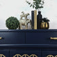 MADE TO ORDER-MIDCENTURY NATHAN NAVY BLUE SIDEBOARD