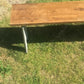 Rustic Painted Wooden Top High Bench Dining Conservatory Patio