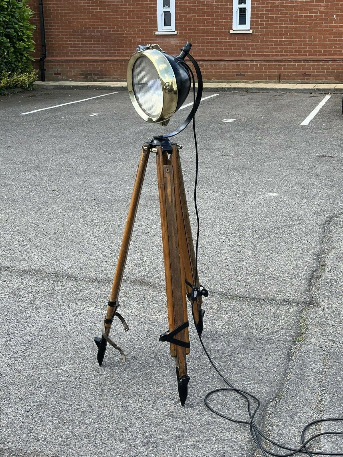 Industrial 1920’s Tripod Lamp, 1920s
