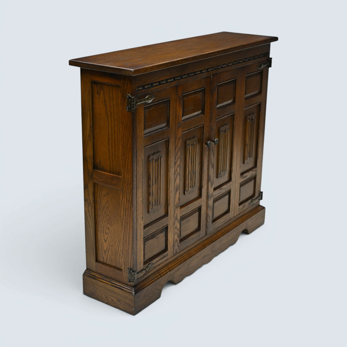 Old Charm CD Storage Cabinet For 238 CDs Light Oak Finish FREE UK Delivery*