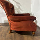Victorian Button Back Upholstered Armchair
