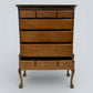 English Georgian Raised Chest Of Drawers Mahogany Cabriole Legs FREE Delivery*
