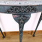 Terrazzo console table - high front tight 2