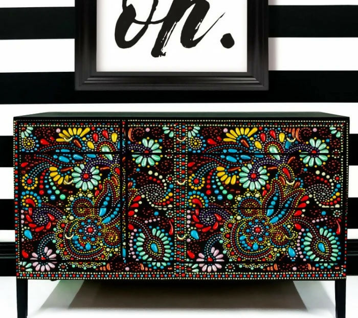 Upcycled Tv Unit Painted Sideboard
