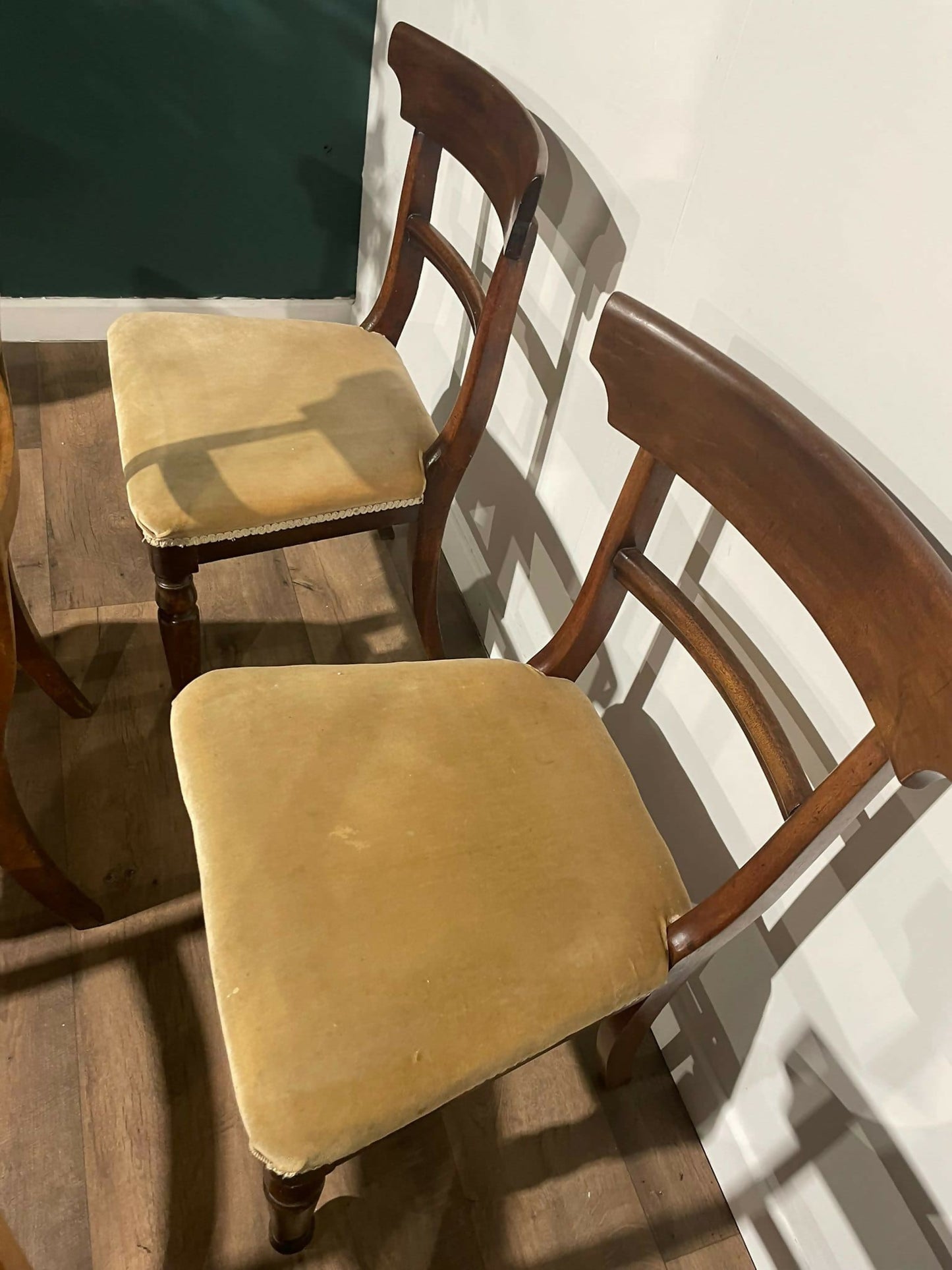 six Victorian Splat Back Dining Chairs2