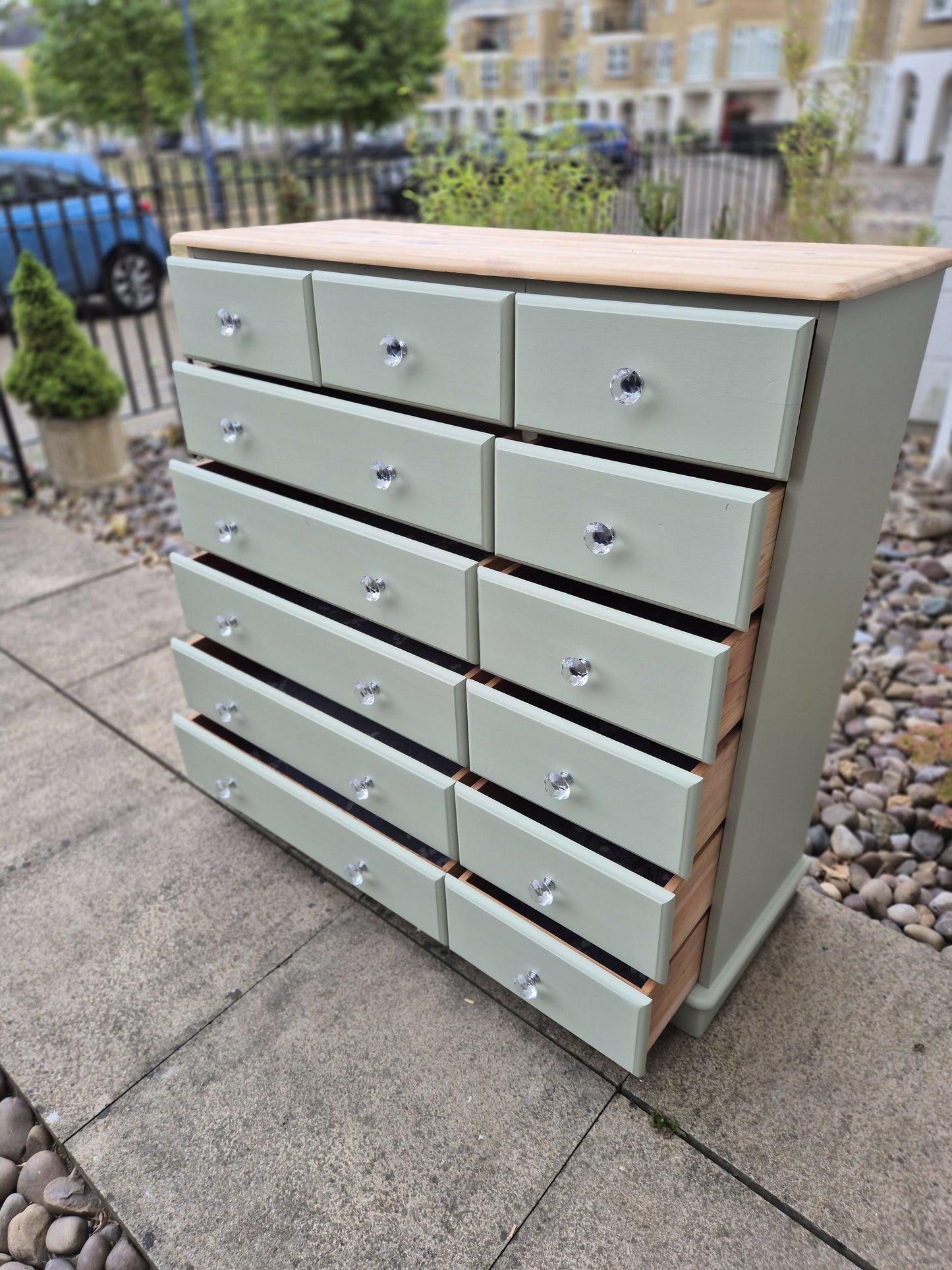 Stunning very large chest of drawers