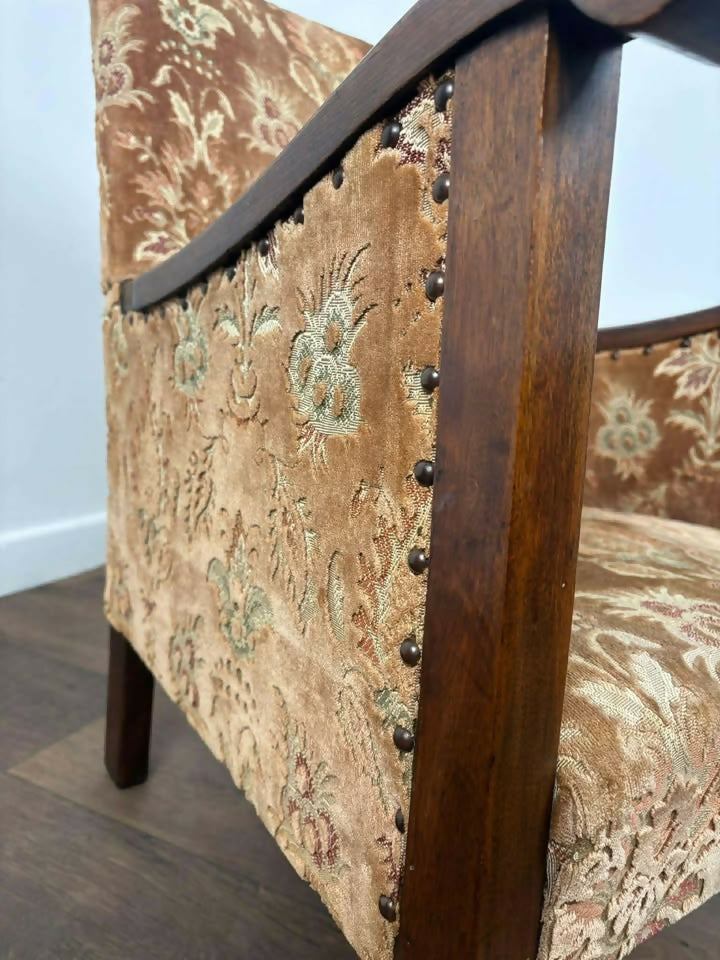 Vintage Upholstered Armchair