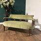 Late Victorian Walnut Upholstered Window Seat6