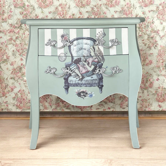 Vintage Alice Bombe Chest