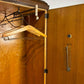Vintage 1950's Oak Gents Wardrobe