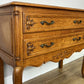 Chest of Drawers Vintage French Louis Oak 2 Drawers Carved Cabinet LOT 6232