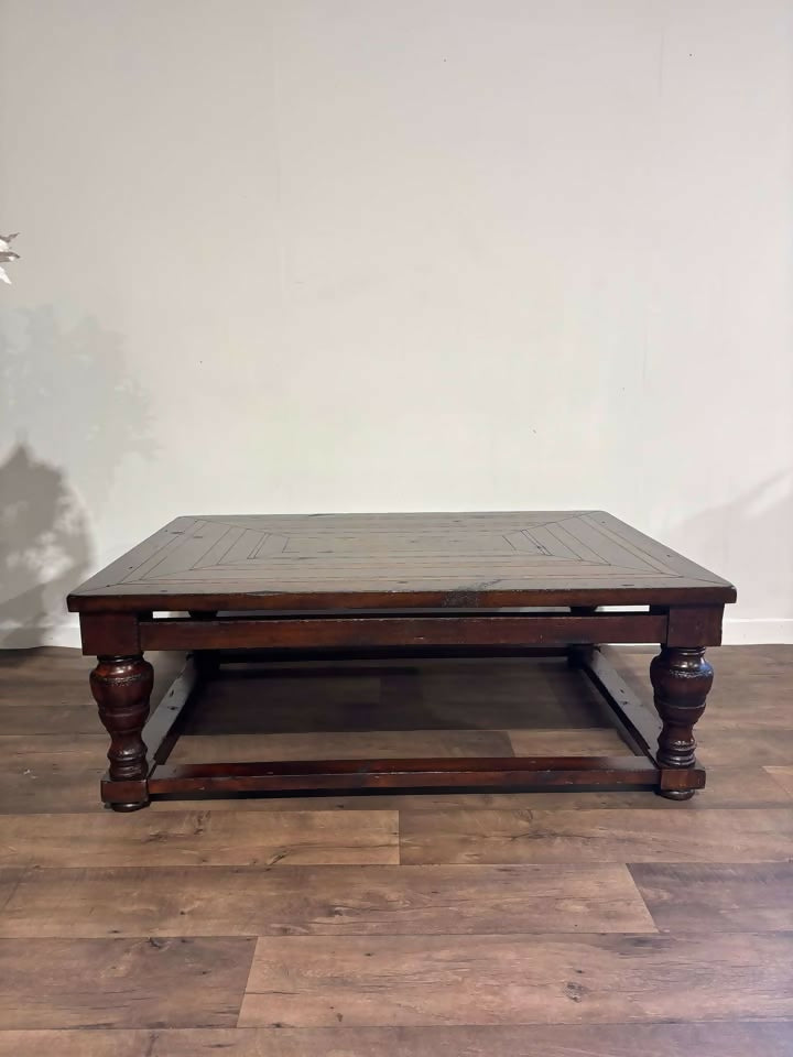 Aged Large Oak Coffee Table99