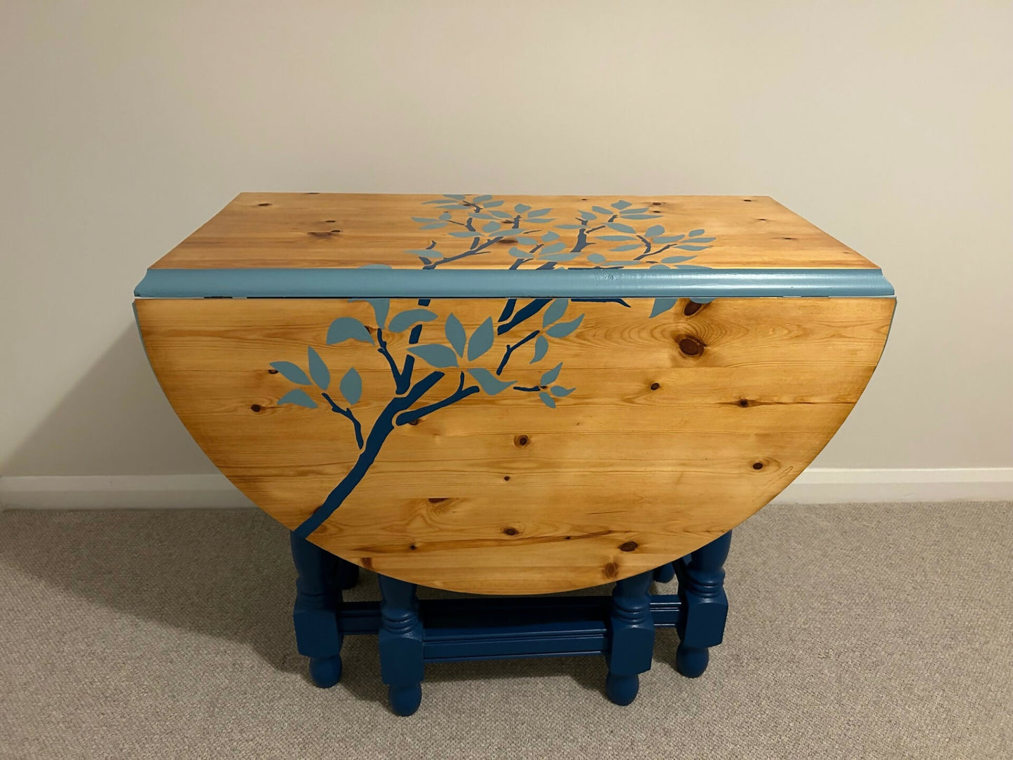 Unique Upcycled Branch-Top Table