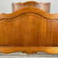 Bed Vintage French Louis XVI Oak Double Bed Frame Carved Headboard LOT 3664
