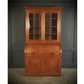 Walnut Cylinder Bureau Vintage Bookcase