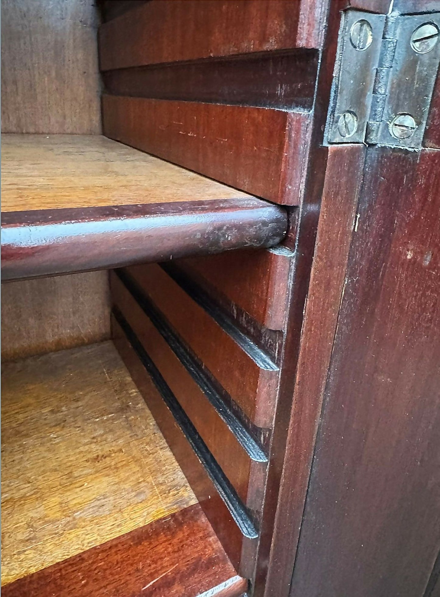Antique Georgian Mahogany Bookcase, Circa 1800