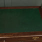 Victorian Oak Pedestal Desk with Full Width Drawer & Green Top
