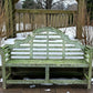 Hardwood Weathered Lutyens Style Garden Bench