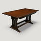 Old Charm Solid Oak Dining Table Gothic Refectory Tudor Brown FREE Delivery. SBR10992/0110E