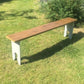 Rustic Painted Wooden Top High Bench Dining Conservatory Patio