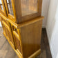Contemporary Oak Glazed Display Cabinet