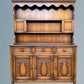 Good Quality Oak Dresser and Rack In The Period Style