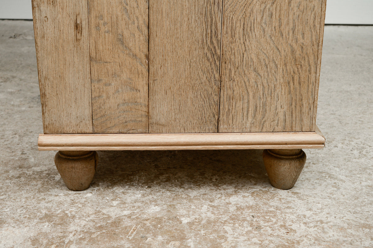Antique Pale Oak Chest of Drawers - Extra Large