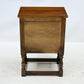 Old Charm Pedestal/Bedside Cabinet Cupboard Linenfold Doors FREE UK DELIVERY. SBR10989/3009E