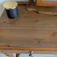 Restored Vintage Ducal Pine Dressing Table with Swing Mirror