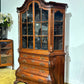 Dutch Mahogany 19th Century Bombe Display Cabinet7