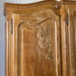 Wardrobe Vintage French Louis XVI Style Oak Four Door Carved Armoire LOT 6384
