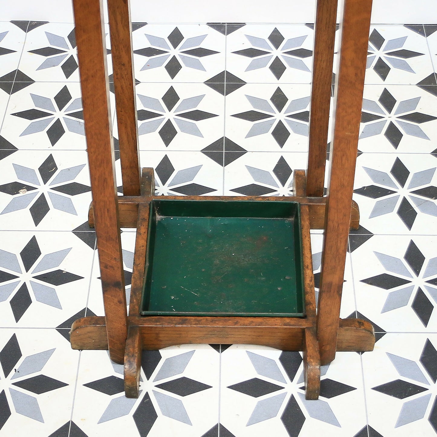 Arts and Crafts Coat Stand Hall Stand Edwardian in Solid Oak.