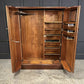 Vintage Mahogany Compactum Wardrobe, 1920s