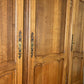 Wardrobe Vintage French Louis XVI Style Oak Three Door Carved Armoire LOT 6508