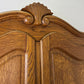 Wardrobe Vintage French Louis XVI Style Oak Two Door Carved Armoire LOT 6493