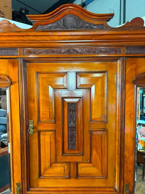 Edwardian Mahogany Compactum Wardrobe