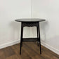 Vintage Stained Oak Side Table With Oval Top