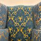 Vintage Wingback Armchair & Matching Footstool