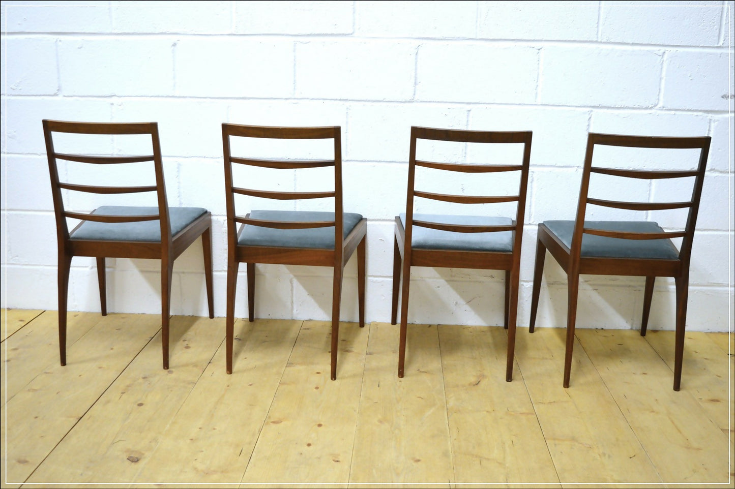 vintage dining chairs X4 ONLY teak McIntosh danish mid century DELIVERY