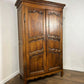 Antique French Oak Two Door Armoire / Wardrobe