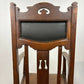 Edwardian Oak Art Nouveau Style Armchair