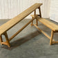 Pair French Oak Dining Benches