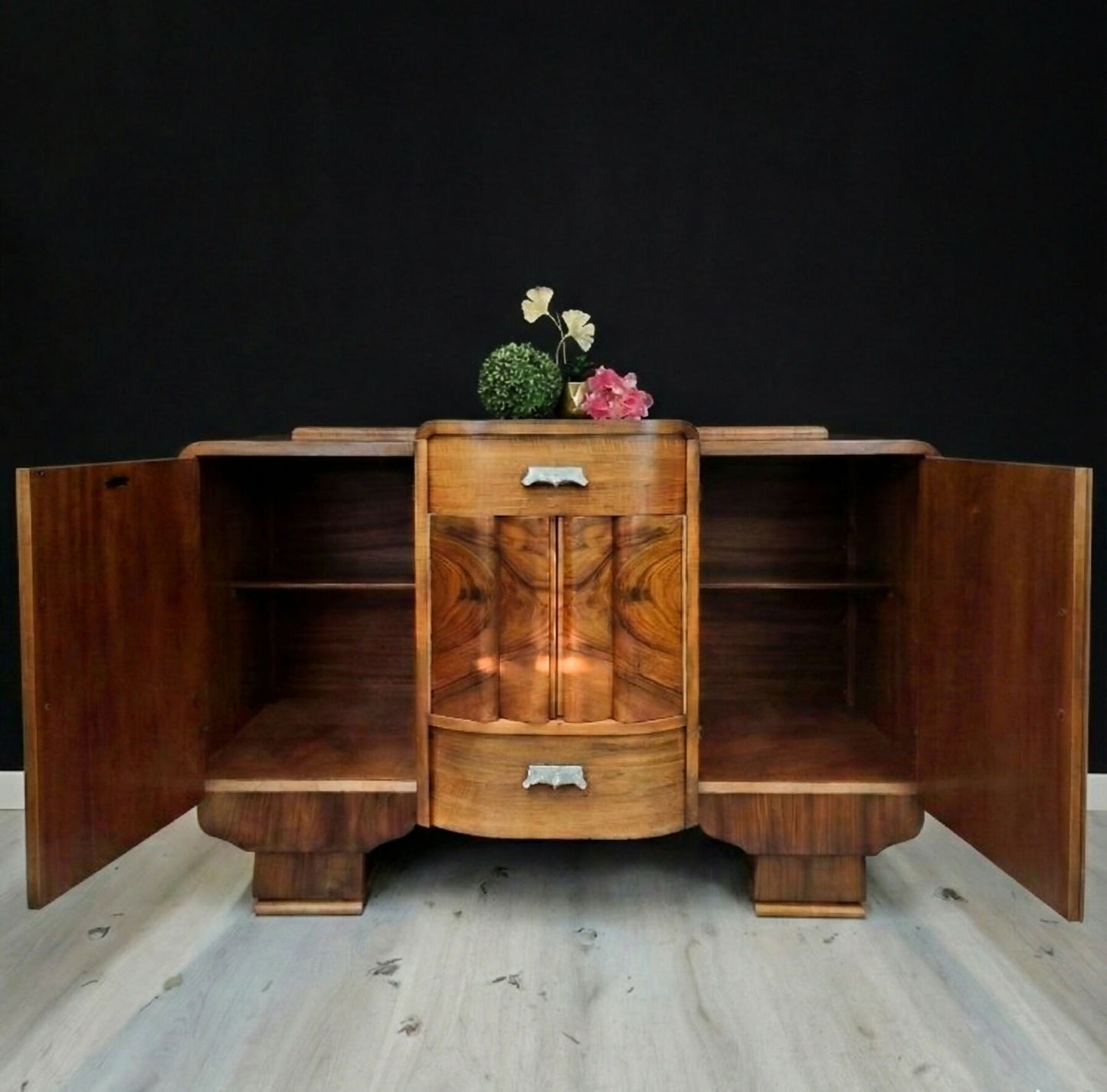 Vintage Art Deco Sideboard / Cocktail Cabinet – F.H. Marshall & Co., 1930s