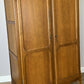 Wardrobe Vintage French Louis Oak Two Door Bedroom Storage Armoire LOT 6523