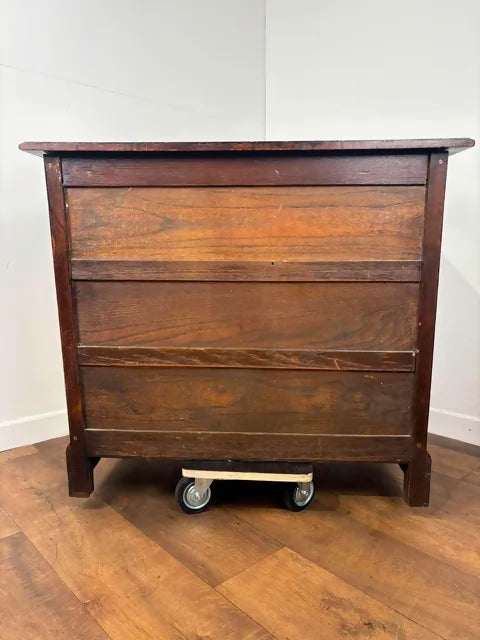 Vintage Oak Two Over Two Chest Of Drawers